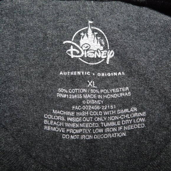 Disney World Florida Flash Back Gray Mickey and Friends Mens XL Gray Shirt - Picture 3 of 5